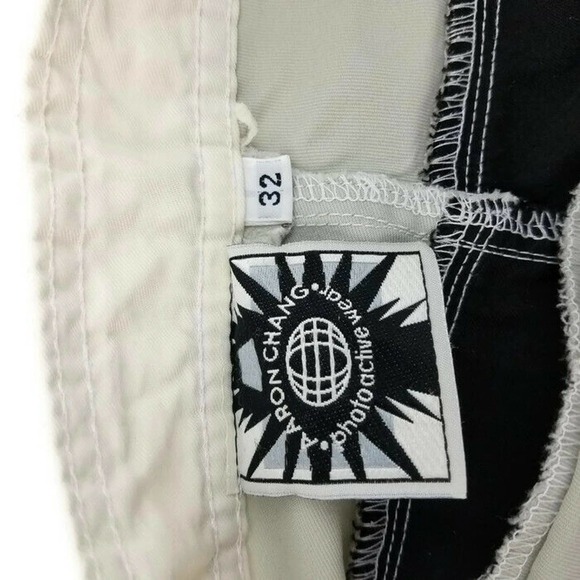 Aaron Chang Cinch Waist Swimming Trunks Surf Board Shorts Mens 34 - Picture 6 of 8